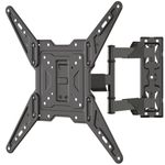 XINLEI TV Wall Bracket Tilt, Swivel TV Wall Mount for Most 26-55 Inch Flat Curved TVs, Extendable Wall Bracket for TV up to 31.8kg, Max VESA 400x400 (MAP3)