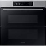 Samsung Dual Cook Flex Electric Self Cleaning Oven with Added Steam - Stainless Steel