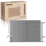 A-Premium Air Conditioning A/C Condenser Compatible with Volkswagen Beetle 2012-2015, Jetta 2011-2015, Replace# F5C0820411G