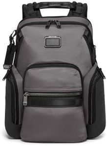 Tumi 0232793 Men's Backpack Official Authentic ALPHA Bravo "Navigation" Backpack, charcoal, Free Size