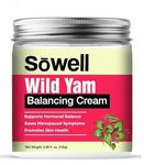 Sowell Wild Yam Cream for Menopause Support, Hormonal Balance & PMS Relief, 100g