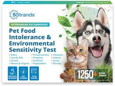 5Strands Pet Food & Environmental Sensitivity Test, 1250 Items Tested