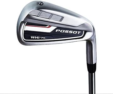 POSSOT Golf Irons Individual, Golf Iron Set for Men (5,6,7,8,9 and Piching Wedge or Golf Hybrid Right Handed with Regular Flex Steel Shaft, 9