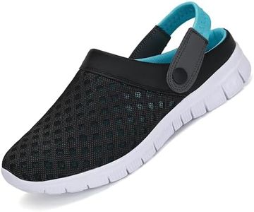 Sandali da Spiaggia Antiscivolo Pantofole Estate Traspirante Ciabatte Outdoor Zoccoli e Sabot per Uomo Donna Blu 43