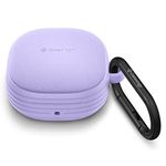 CASEOLOGY by Spigen Vault Case Compatible with Samsung Galaxy Buds FE (2023) / Buds Pro 2(2022) / Buds 2 (2021) / Buds Pro (2021) / Buds Live (2020) (Light Violet | TPU)