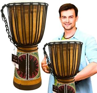 Drums Djembe Drum Djembe jembe is a Rope (9x20 color) DESIGN IN THE USA