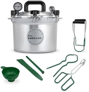 All American 1930: 10.5qt Pressure Cooker/Canner (The 910) + Canning Accessory Kit - Made in the USA
