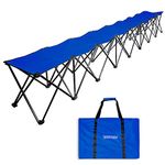 Trademark Innovations Sports Bench, Alloy Steel, Blue