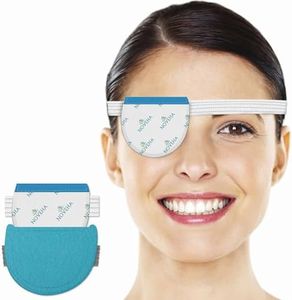 NOVEHA EXPRESS Warm Compress Individual Eye Mask | Moist Hot Technology For Sensitive Dry Eyes - Relieves Stye & Pink Eye - Reusable Heat Water Treatment for Irritated Eyes and Eyelid Lumps