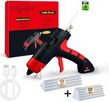 Krightlink Cordless Hot Glue Gun, Fast Preheating Hot Melt Glue Gun, Mini Glue Gun Kit with 40 Premium Glue Sticks, Rechargeable Wireless Glue Gun for Art, Crafts, Home Repaire