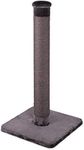 Kazoo Scratch Post for Cats, Charcoal, Large