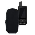 kwmobile Soft Case Compatible with Garmin GPSMAP 66s / 66st / 66i - Protective Pouch for Handheld GPS - Black