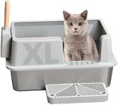 ESCRODOI Stainless Steel Litter Box