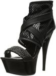 Ellie Shoes Women's 609-shawna, Black, 6 US