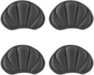 CHEERYMAGIC 2 Pairs Heel Cushion Inserts Sport Shoes Heel Blister Protectors Self-Adhesive Heel Cushion Anti-Slip Shoe Pads for Women and Men A2YDXHGT (Black)