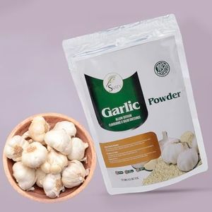 SVATV Garlic Powder (Allium Sativum) | For Flavouring | While Preparing Chutneys | stews | Salad Dressings | Sprinkle Garlic Powder as a Seasoning | Size - 227 Grams