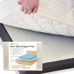 ECOHomes Mattress Slide Stopper Stop Bed from Sliding - Mattress Gripper Non Slip Pad Keep Mattress Topper from Sliding | Mattress Holder in Place Prevents Sliding, Grip Rubber Mat (Queen)