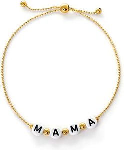 Benevolence LA Mama Bracelet, Mom Jewelry, Mama Bracelets for Women, Gifts for Mom from Daughter, 14k Gold Bracelets, Gifts for New Mom, Unique Birthday Gifts for Mom