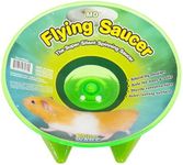 (2 Pack) Ware Flying Saucer Small Pet Exercise Wheels 7-1/4-Inch Medium Colors May Vary