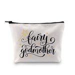 Fairy Godmother Makeup Bag Godmother Thank You Gift Godmother Proposal Cosmetic Bag Baptism Gift First Communion Gift, Fairy Godmother Makeup, Medium,