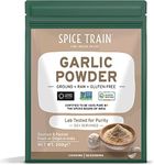 Garlic Powder (200g/7oz) 100% Raw Ground Garlic from India | Resealable Zip Lock Pouch | Garlic Powder Seasoning for Cooking | Vegan & Gluten free Powdered Garlic