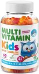 DR. MORITZ Kids Multivitamin Gummies 14 Essential Vitamins Daily Supplement for Ages 2+ Vitamin A C D E Vegetarian B6 B12 Zinc Biotin Gummy Multivitamins for Children- All Natural Chewable (60 Count)