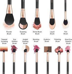 OMANIAC 12-Piece Makeup Brush Set – Professional Cosmetic Brushes