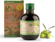 Organic High Polyphenol Rich Extra Virgin Olive Oil OLIVIE PLUS 30X | Moroccan Desert Olive Oil | EVOO | MD Recommended | Organic, Kosher | 250 ml Glass Bottle