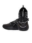 The Souled Store Official Batman: Caped Crusader Men and Boys Lace Up Low Top Stylish Sneakers with Flexibility & Comfort Black