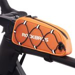 ROCKBROS Bicycle Bag Bicycle Frame Bag Top Tube Bag for MTB Road Bike E-Bike 1 L Reflective Orange