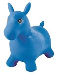 Lexibook Inflatable Jumping Horse, bouncing game, Manual pump is included, blue, BG050,50*45*28 CM