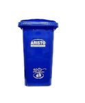 Aristo Plastic Manual-Lift Garbage Waste Dustbin with Out Wheel 90 L blue