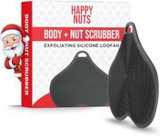 HAPPY NUTS Silicone Body Scrubber, Exfoliating Body Scrubber for Sensitive Skin, Eco Friendly Shower Scrubber for Body, Silicone Body Brush for Showering