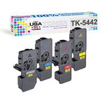 MADE IN USA TONER Compatible Replacement for Kyocera TK-5442 (TK5442), Ecosys PA2100cx, PA2100cwx, MA2100cfx, MA2100cwfx (CMYK, 4 ctgs)