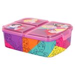 Disney Princesses Children's Sandwich Box with 3 Compartments - Children's Lunch Box - Snack Box - Decorated Lunch Box