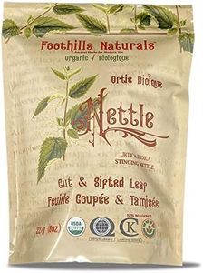 Foothills Naturals Nettle Leaf Tea Organic – Loose Cut and Sifted – Caffeine Free (227g Loose Leaf Tea)