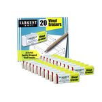 Sargent Art 36-1017 Plastic Eraser Class Pack, Vinyl, White, 12.7 x 10.8 x 2.5 cm