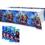 Alviller 3Pcs Avenger Table Cloth, 180cm*108cm Waterproof Superhero Party Tablecloth Rectangular Plastic Avengers Table Cover for Kids Birthday Themed Party