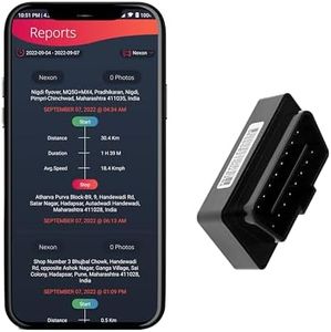 GPS Tracker car OBD is a Plug and Play GPS Device for Car, SUV and All Other Vehicle with ODB-2 Port | Mini GPS Tracking Device with Anti Theft Alarm from SPLAKDHN car GPS Tracking Device