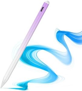 Stylus Pen for iPad 9th&10th Generation, Digital Pen for Apple iPad(2018-2024), Tilt Sensor Pencil for iPad Compatible with iPad Pro 11/12.9/M4, iPad 6-10th, iPad Mini 5/6, iPad Air 3/4/5/M2 - Purple