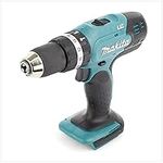 Makita DHP453 Solo Cordless Hammer Drill 18 V, Black, Blue