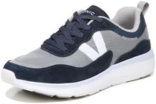 Vionic Delmer Ayse Women's Active Trainers Lace up Supportive Walking Shoes Includes Three-Zone Comfort for Heel Pain and Plantar Fasciitis with Orthotic Insole Arch Support Wide Fit Navy UK 5.5