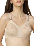 Triumph International Women's Non Padded | Wireless | Doreen 36D Skin | Full-Coverage Big Cup Bra | Pack of 1
