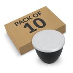 Plantex Heavy Duty Knob for Drawer/Cabinet/Pull and Push for Drawer Home/Office Pack of 10 (Black Nickel Matt)