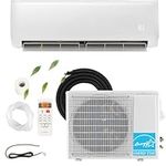 SIMOE Mini Split Air Conditioner, 17000BTU 21SEER2 Mini Split AC/Heating System, Ductless Air Conditioner & Heater with Inverter and 1.5 Ton Heat Pump, 208-230V, 9 HSPF2, Cools Up to 1250 Sq. Ft