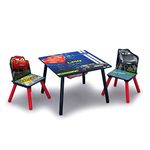 Delta Children Kids Table and Chair Set with Storage, Disney/Pixar Cars