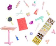 Glitter Girls – Hair Salon Set – Accessories for 14-inch Dolls – Blow Dryer, Mirror, & Hair Styling Tools – Pretend Hair Products – Toys for Kids 3 Years + – GG Style Surprise Playset