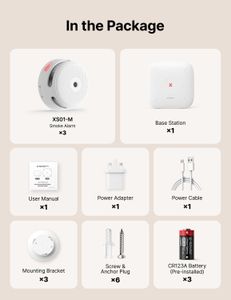 X-Sense Wi-Fi Smoke Alarm System – Smart Wireless Fire Detector