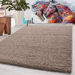 BPIL Shaggy Rugs Soft plain Thick P