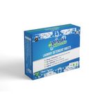 EZ Wash Laundry Detergent Sheets, 32 Count, Plant-Based Deep Cleaning Formula, 1 Sheet per 7kg Load, Eco-Friendly, Travel-Friendly, Zero Waste, Safe for Sensitive Skin, Works in All Machines